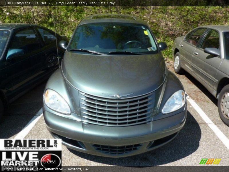 Onyx Green Pearl / Dark Slate Gray 2003 Chrysler PT Cruiser GT