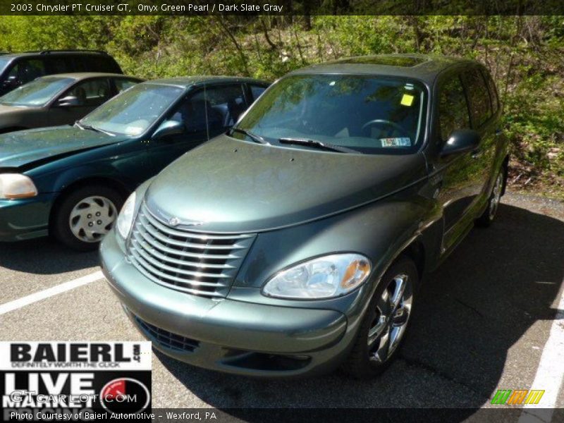 Onyx Green Pearl / Dark Slate Gray 2003 Chrysler PT Cruiser GT