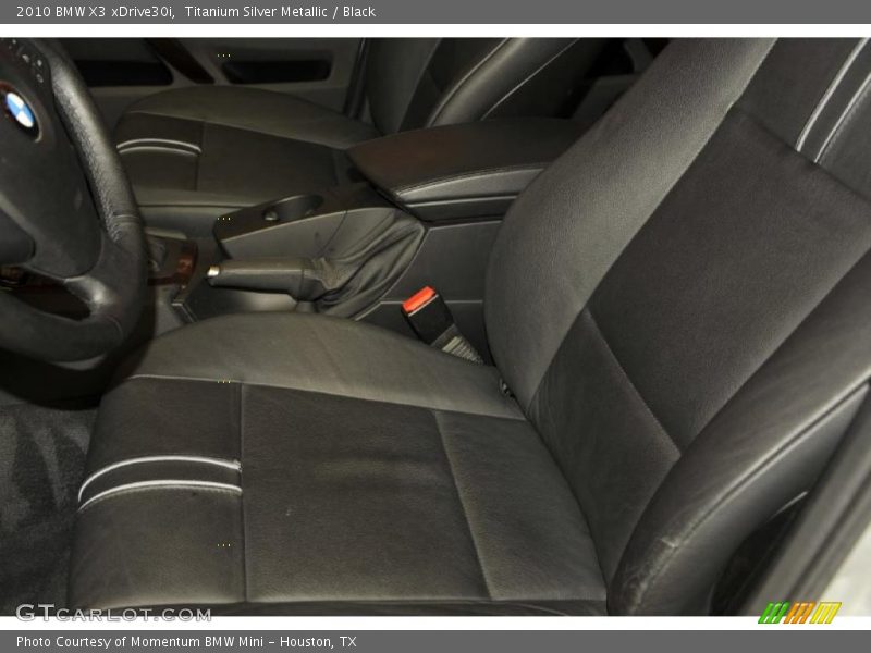 Titanium Silver Metallic / Black 2010 BMW X3 xDrive30i