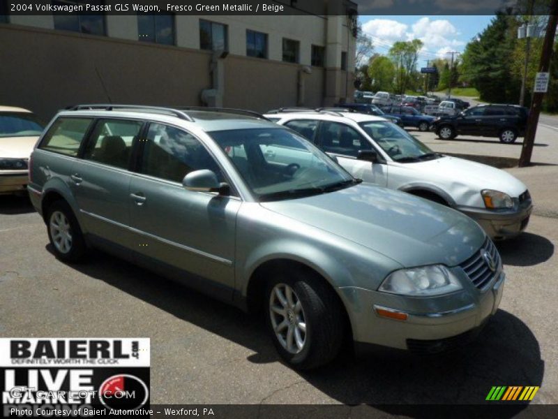 Fresco Green Metallic / Beige 2004 Volkswagen Passat GLS Wagon