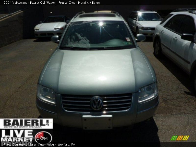 Fresco Green Metallic / Beige 2004 Volkswagen Passat GLS Wagon