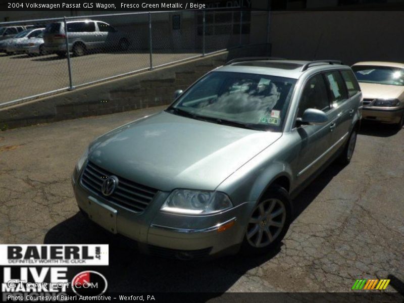 Fresco Green Metallic / Beige 2004 Volkswagen Passat GLS Wagon