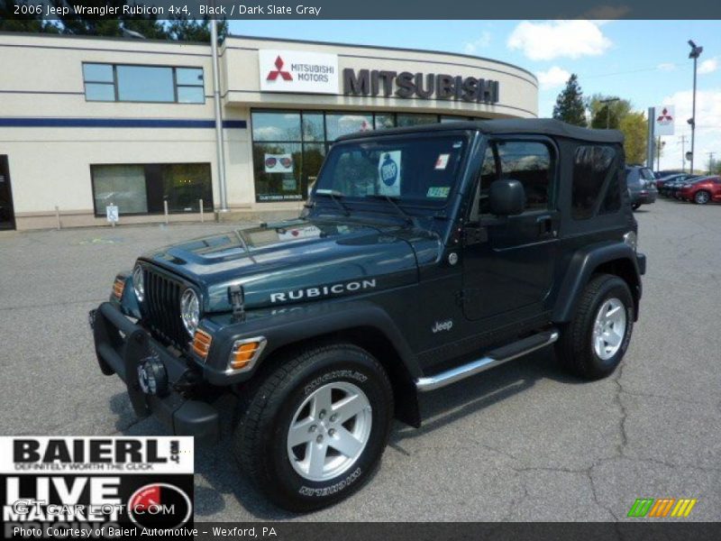 Black / Dark Slate Gray 2006 Jeep Wrangler Rubicon 4x4