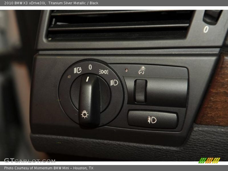 Titanium Silver Metallic / Black 2010 BMW X3 xDrive30i