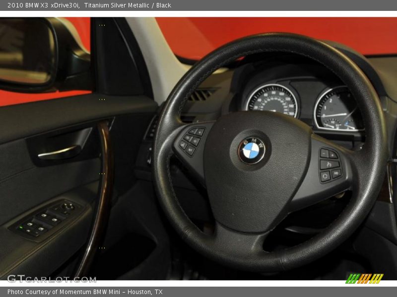 Titanium Silver Metallic / Black 2010 BMW X3 xDrive30i