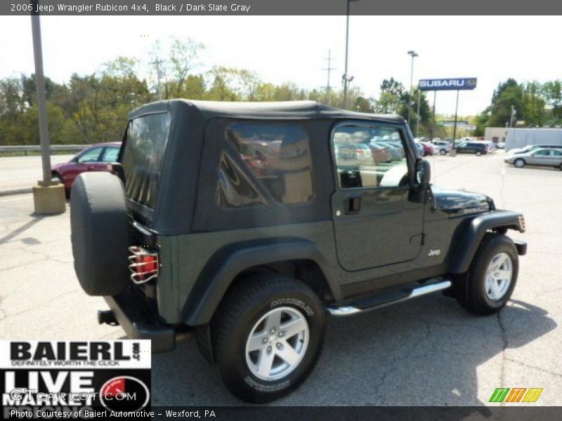 Black / Dark Slate Gray 2006 Jeep Wrangler Rubicon 4x4