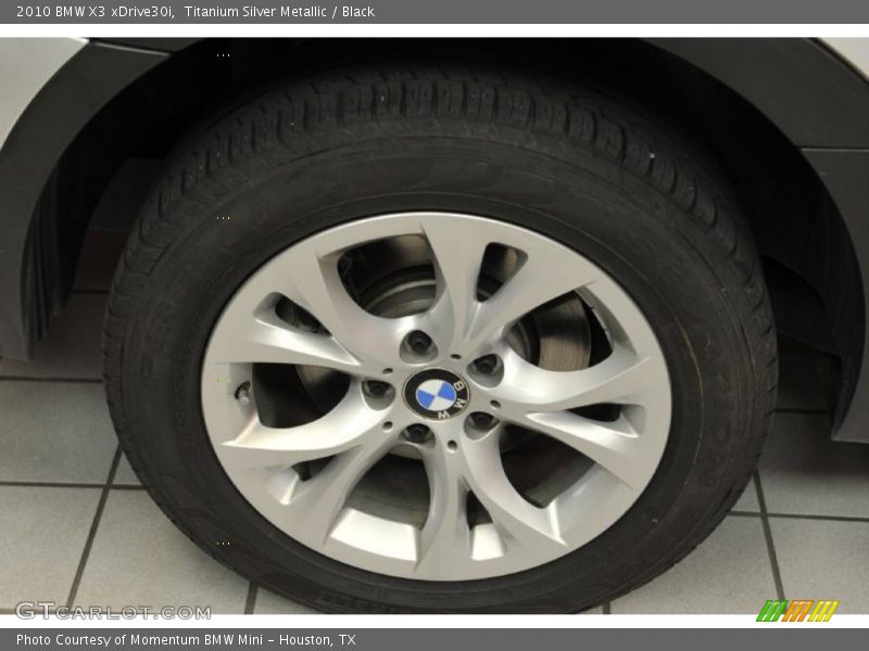 Titanium Silver Metallic / Black 2010 BMW X3 xDrive30i