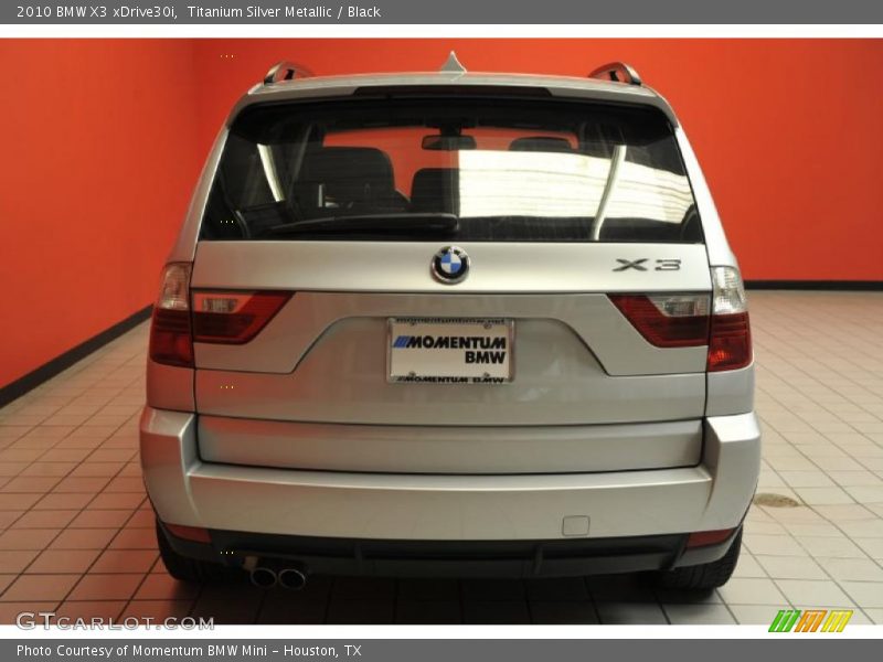 Titanium Silver Metallic / Black 2010 BMW X3 xDrive30i