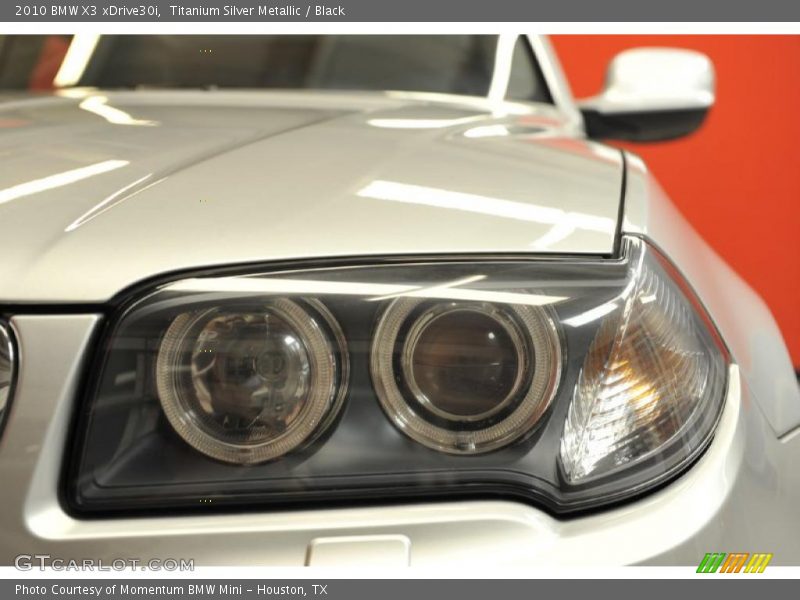 Titanium Silver Metallic / Black 2010 BMW X3 xDrive30i