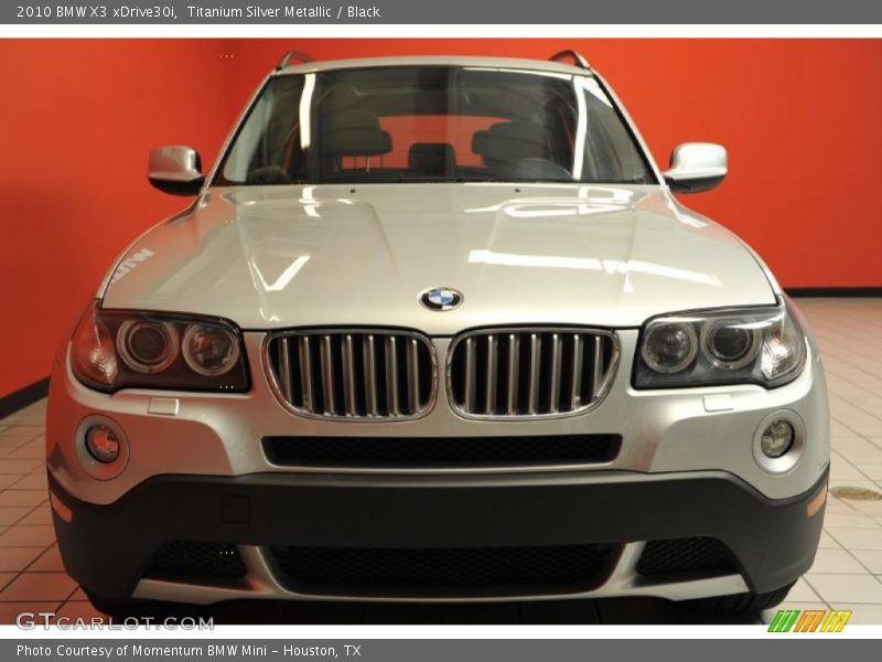 Titanium Silver Metallic / Black 2010 BMW X3 xDrive30i