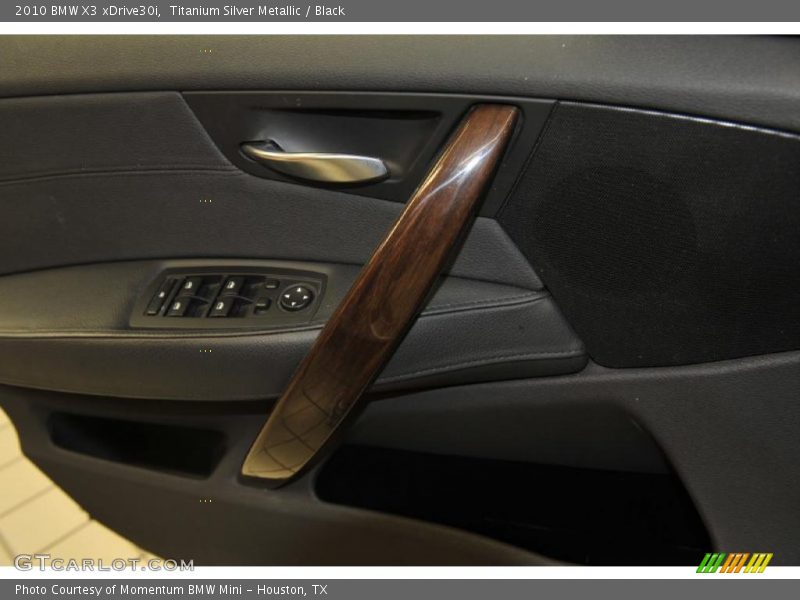Titanium Silver Metallic / Black 2010 BMW X3 xDrive30i