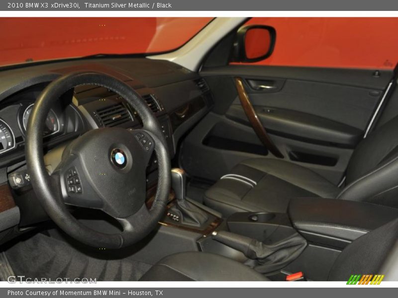 Titanium Silver Metallic / Black 2010 BMW X3 xDrive30i