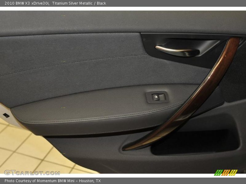 Titanium Silver Metallic / Black 2010 BMW X3 xDrive30i