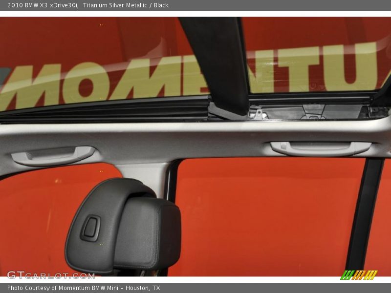 Titanium Silver Metallic / Black 2010 BMW X3 xDrive30i