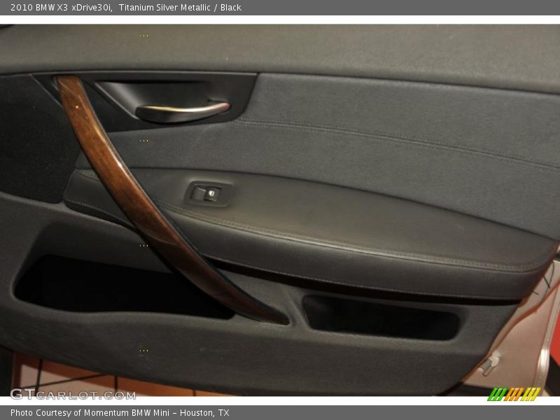 Titanium Silver Metallic / Black 2010 BMW X3 xDrive30i