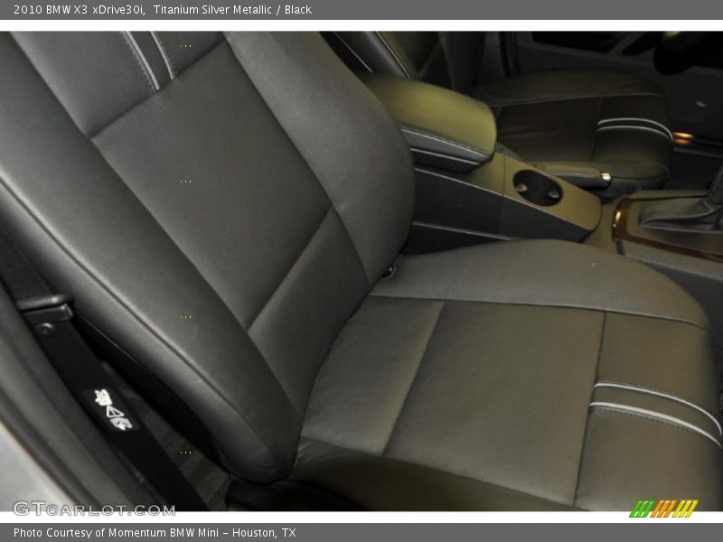 Titanium Silver Metallic / Black 2010 BMW X3 xDrive30i