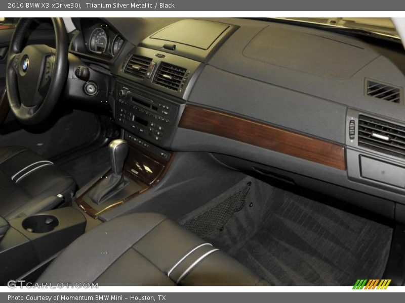 Titanium Silver Metallic / Black 2010 BMW X3 xDrive30i