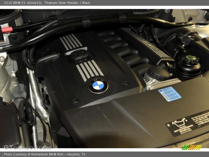 Titanium Silver Metallic / Black 2010 BMW X3 xDrive30i