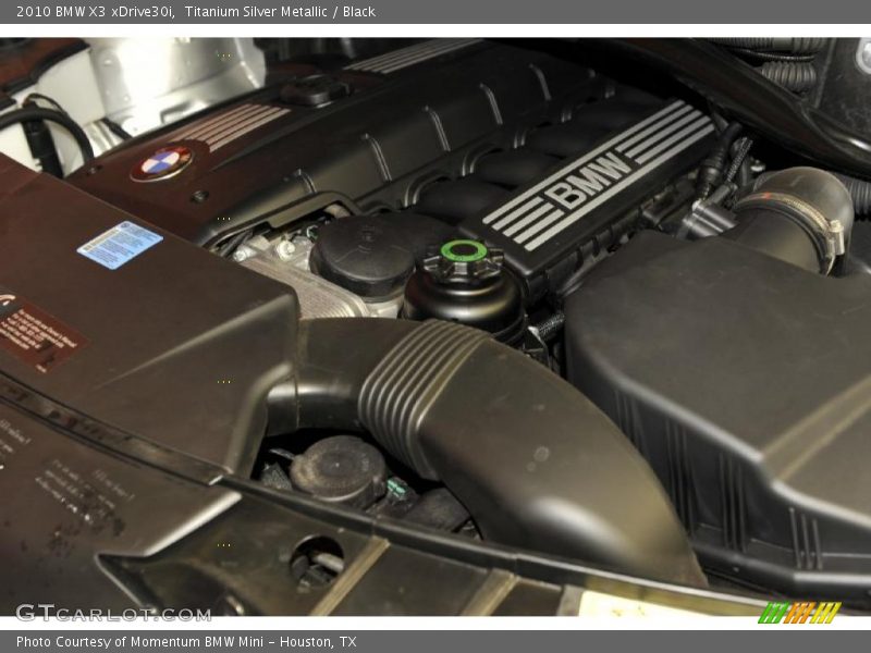 Titanium Silver Metallic / Black 2010 BMW X3 xDrive30i