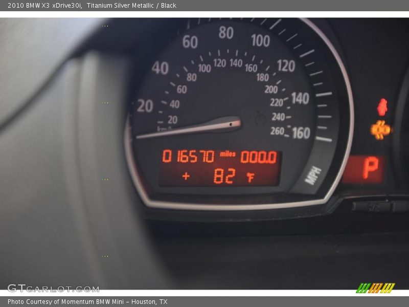 Titanium Silver Metallic / Black 2010 BMW X3 xDrive30i