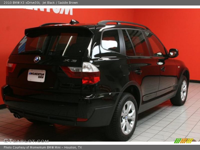 Jet Black / Saddle Brown 2010 BMW X3 xDrive30i