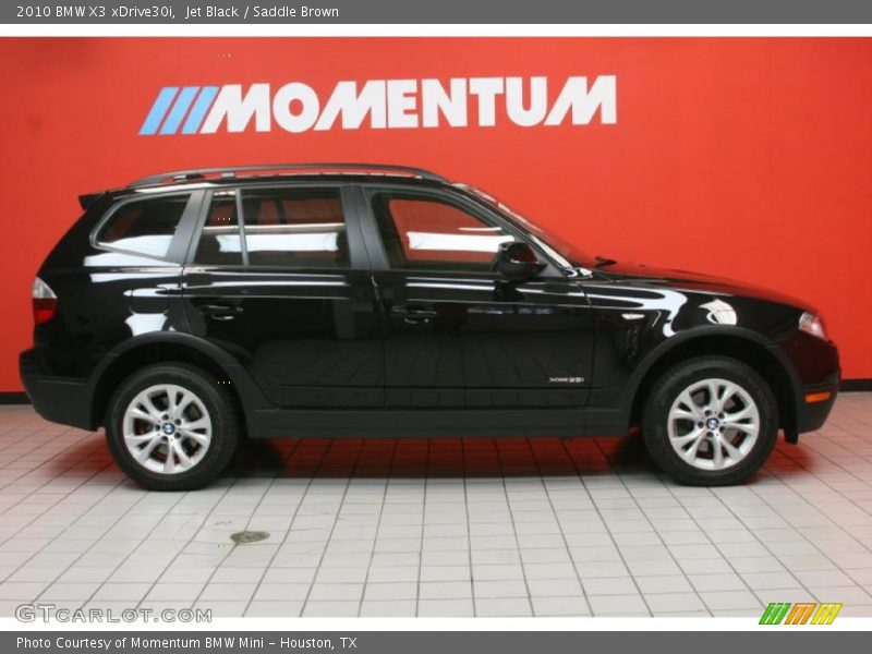 Jet Black / Saddle Brown 2010 BMW X3 xDrive30i