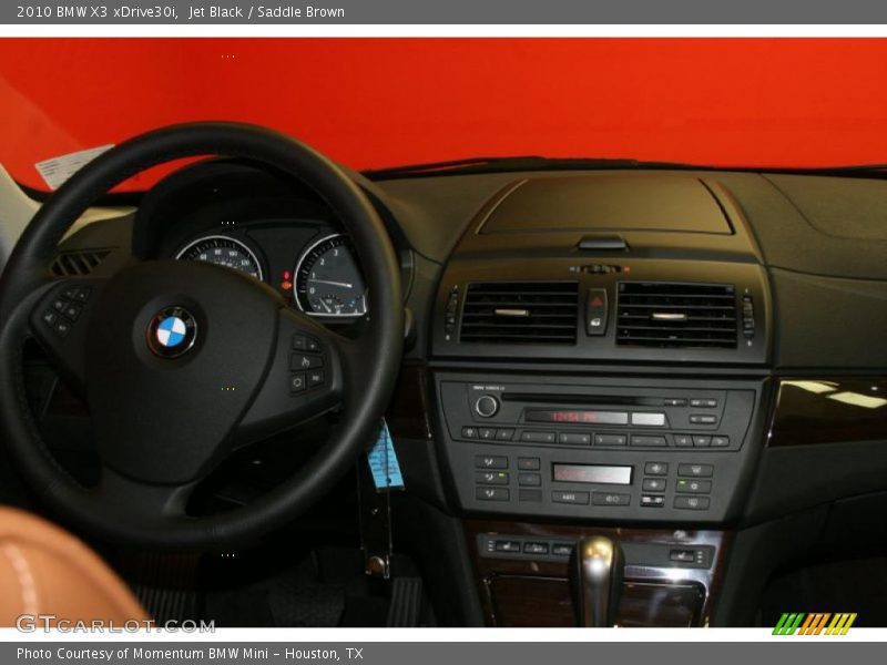 Jet Black / Saddle Brown 2010 BMW X3 xDrive30i