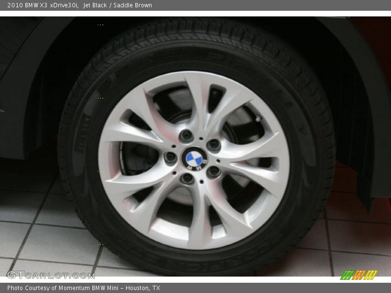 Jet Black / Saddle Brown 2010 BMW X3 xDrive30i