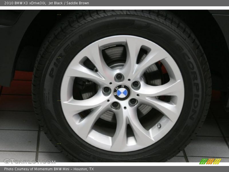 Jet Black / Saddle Brown 2010 BMW X3 xDrive30i
