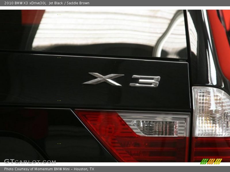 Jet Black / Saddle Brown 2010 BMW X3 xDrive30i
