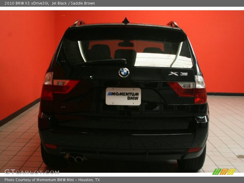 Jet Black / Saddle Brown 2010 BMW X3 xDrive30i