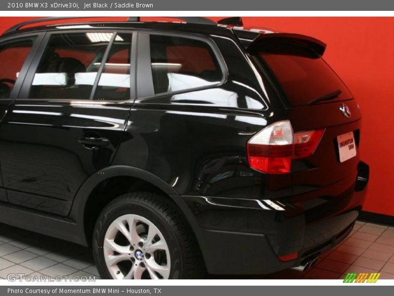 Jet Black / Saddle Brown 2010 BMW X3 xDrive30i