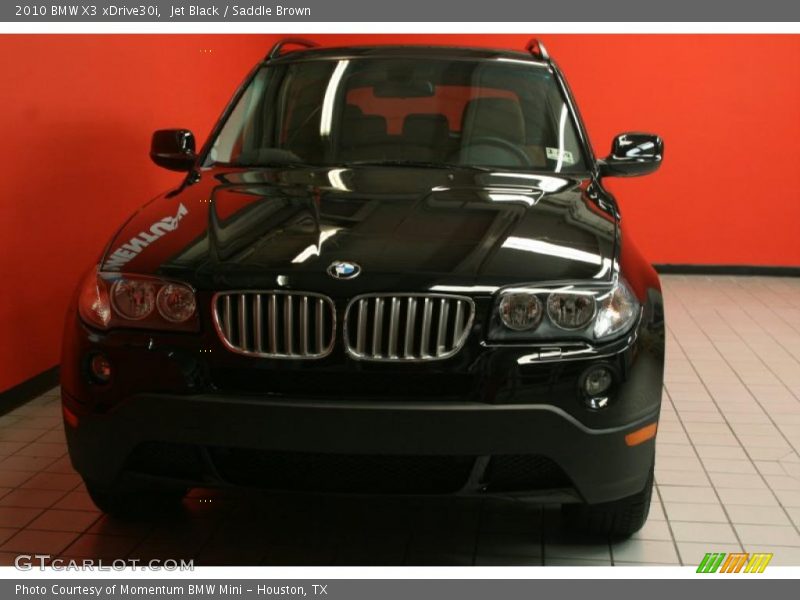 Jet Black / Saddle Brown 2010 BMW X3 xDrive30i