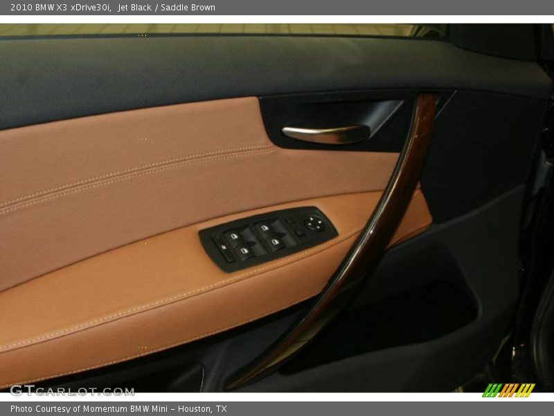 Jet Black / Saddle Brown 2010 BMW X3 xDrive30i