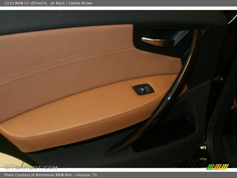 Jet Black / Saddle Brown 2010 BMW X3 xDrive30i