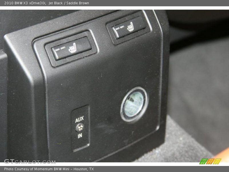 Jet Black / Saddle Brown 2010 BMW X3 xDrive30i