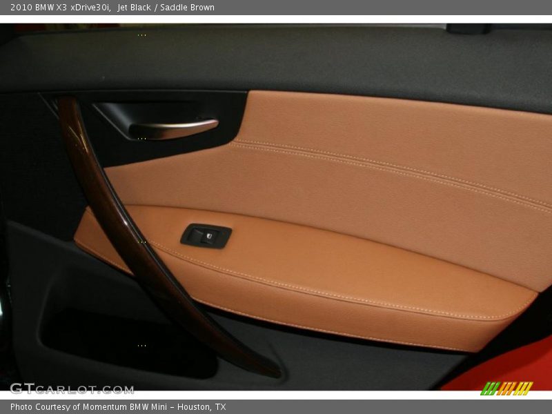 Jet Black / Saddle Brown 2010 BMW X3 xDrive30i
