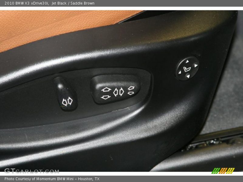 Jet Black / Saddle Brown 2010 BMW X3 xDrive30i