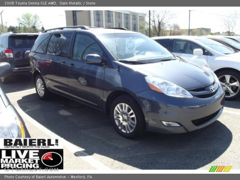 Slate Metallic / Stone 2008 Toyota Sienna XLE AWD