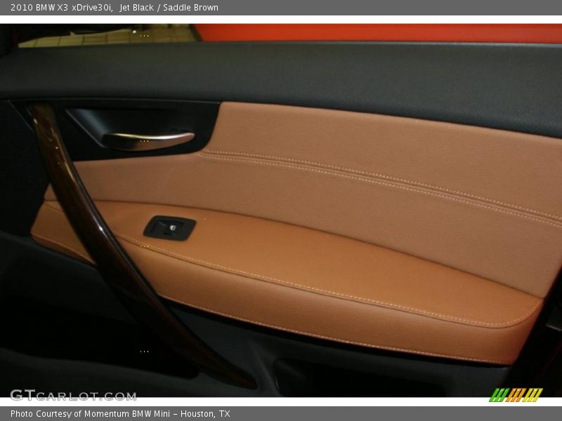 Jet Black / Saddle Brown 2010 BMW X3 xDrive30i