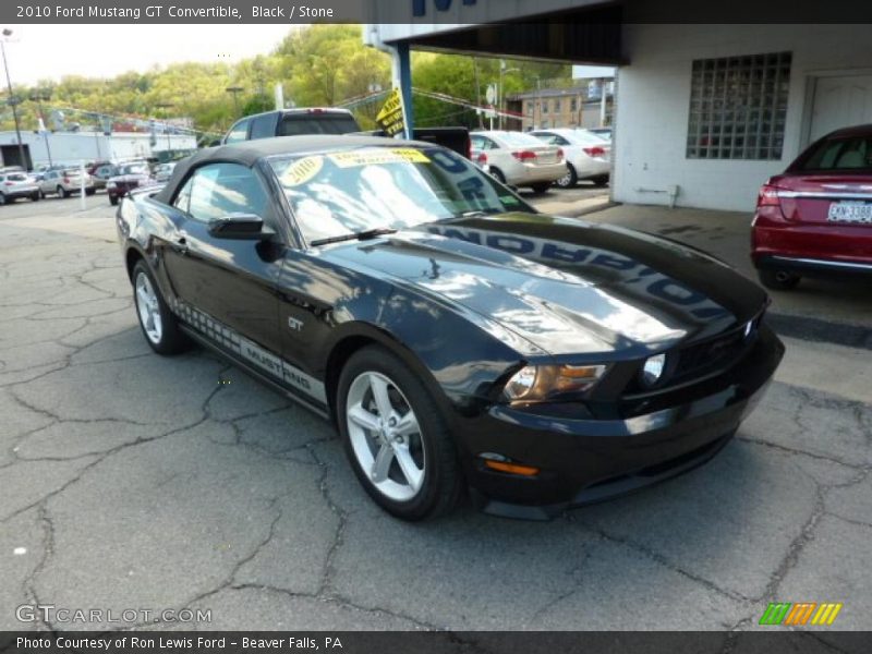 Black / Stone 2010 Ford Mustang GT Convertible