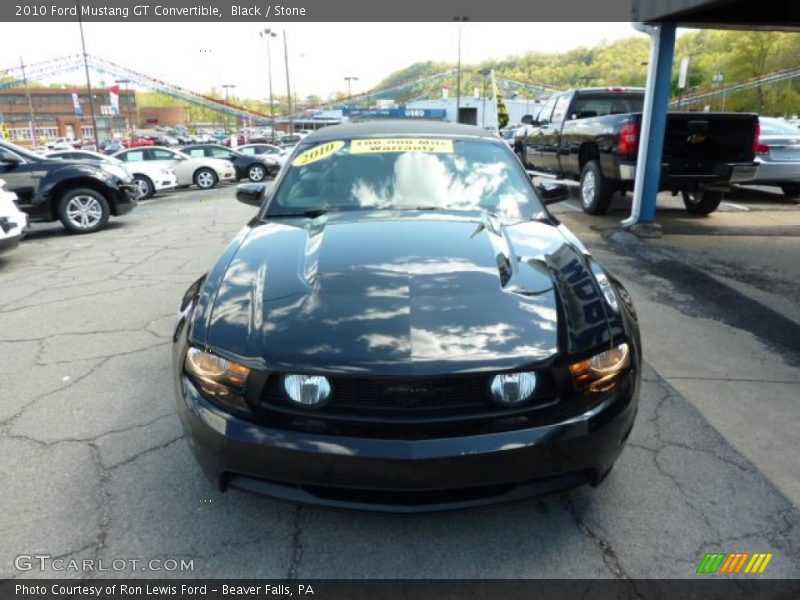 Black / Stone 2010 Ford Mustang GT Convertible