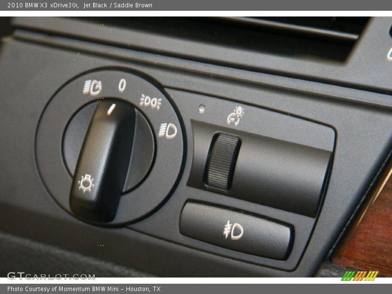Jet Black / Saddle Brown 2010 BMW X3 xDrive30i