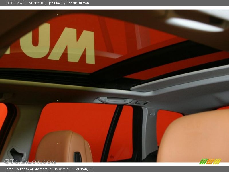 Jet Black / Saddle Brown 2010 BMW X3 xDrive30i