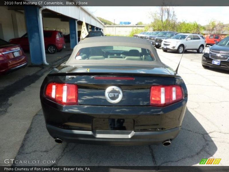 Black / Stone 2010 Ford Mustang GT Convertible