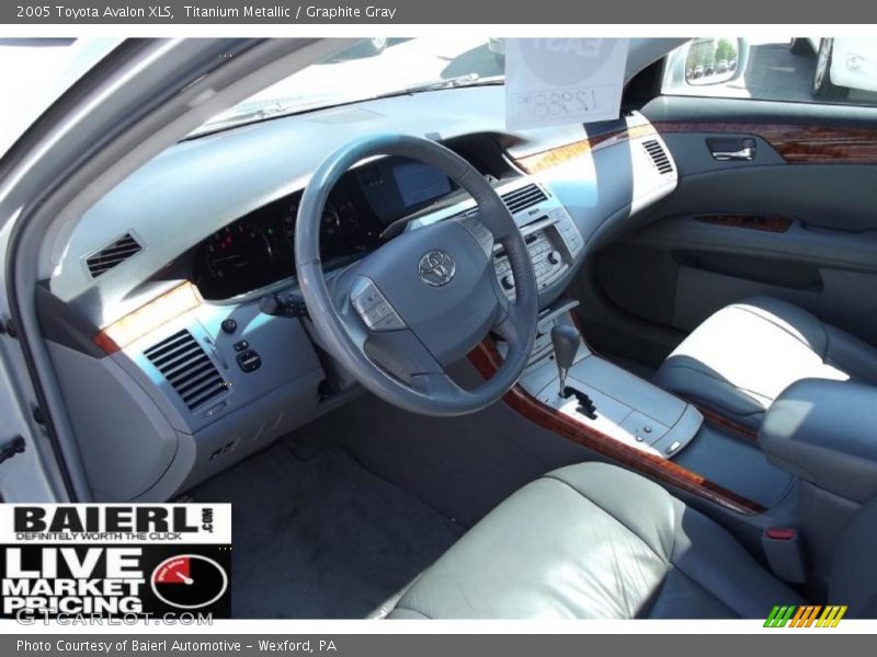 Titanium Metallic / Graphite Gray 2005 Toyota Avalon XLS