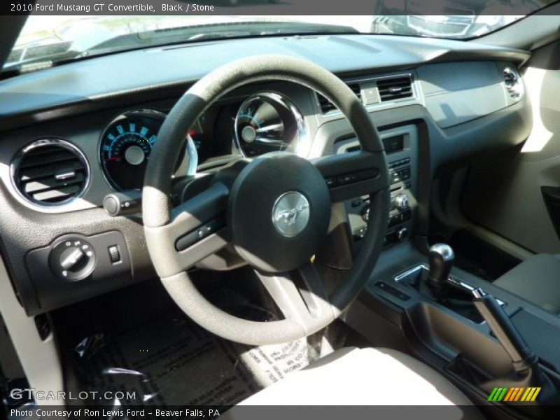 Black / Stone 2010 Ford Mustang GT Convertible