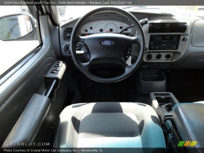 Silver Birch Metallic / Medium Dark Flint/Dark Flint 2004 Ford Explorer Sport Trac XLS