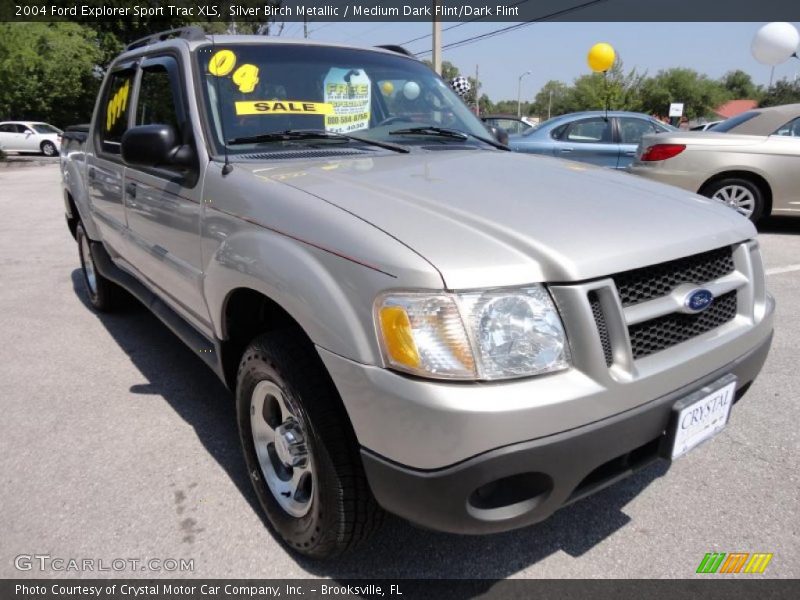 Silver Birch Metallic / Medium Dark Flint/Dark Flint 2004 Ford Explorer Sport Trac XLS