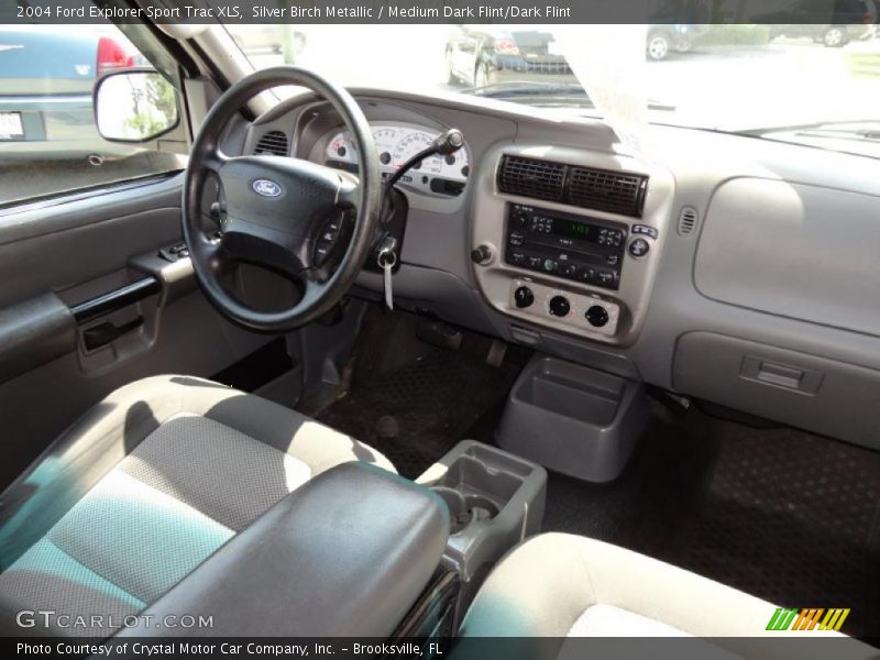 Silver Birch Metallic / Medium Dark Flint/Dark Flint 2004 Ford Explorer Sport Trac XLS